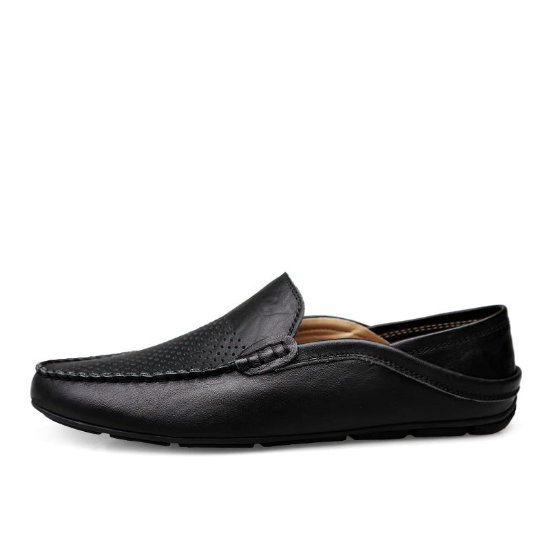 Effortless Summer Luxury – Breathable Leather Driving Loafers