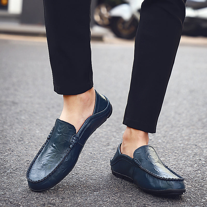Effortless Summer Luxury – Breathable Leather Driving Loafers
