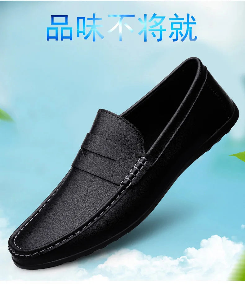 Men’s Shoes – New Casual Driving Style Loafers, Fashion Outdoor Slip-On Lazy Flats