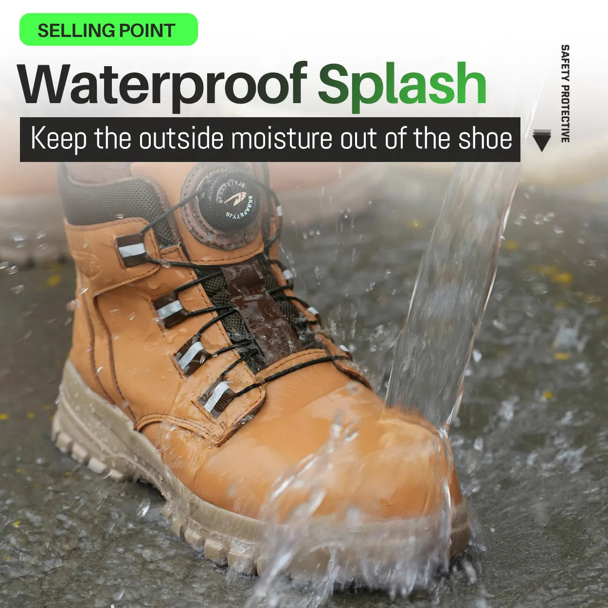 Rugged Safety Boots – Waterproof Steel Toe Protection for Work & Outdoor Riding