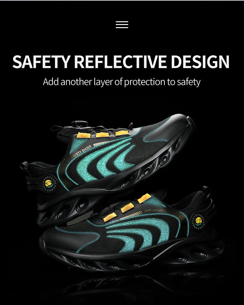 Men’s Waterproof Safety Boots – Indestructible Steel Toe Work Footwear with Anti-Smash & Stab Resistance