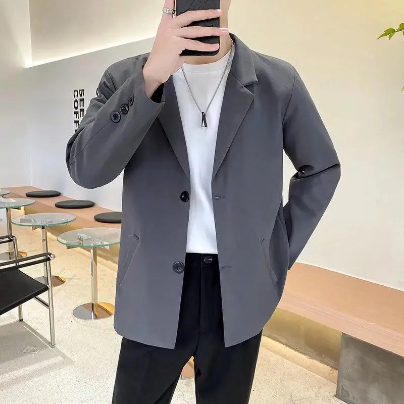 Men’s Business Blazer – Classic Black Suit Jacket in Regular & Plus Sizes
