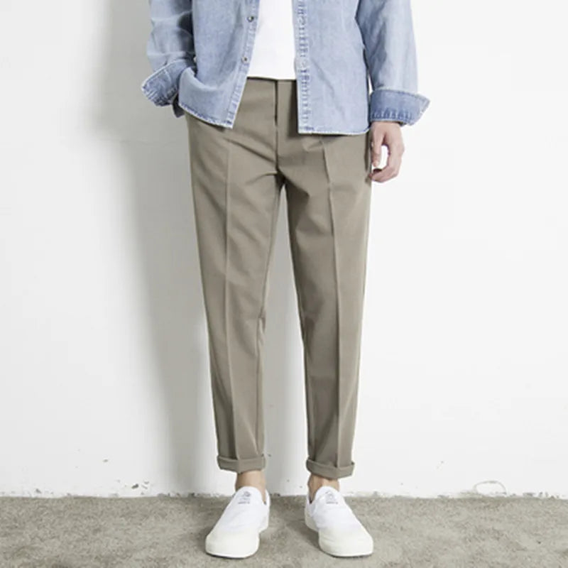 Everyday Slim Straight Pants – Effortless Style & Comfort Across Seasons