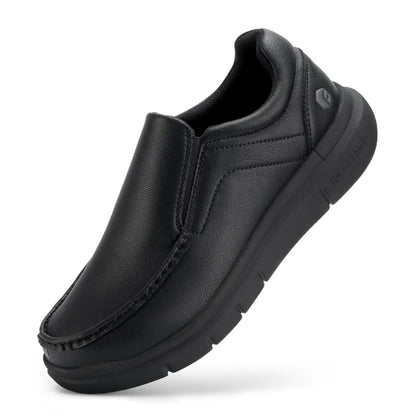 Everyday Comfort Slip-Ons – Wide Leather Shoes Designed for Support & Ease