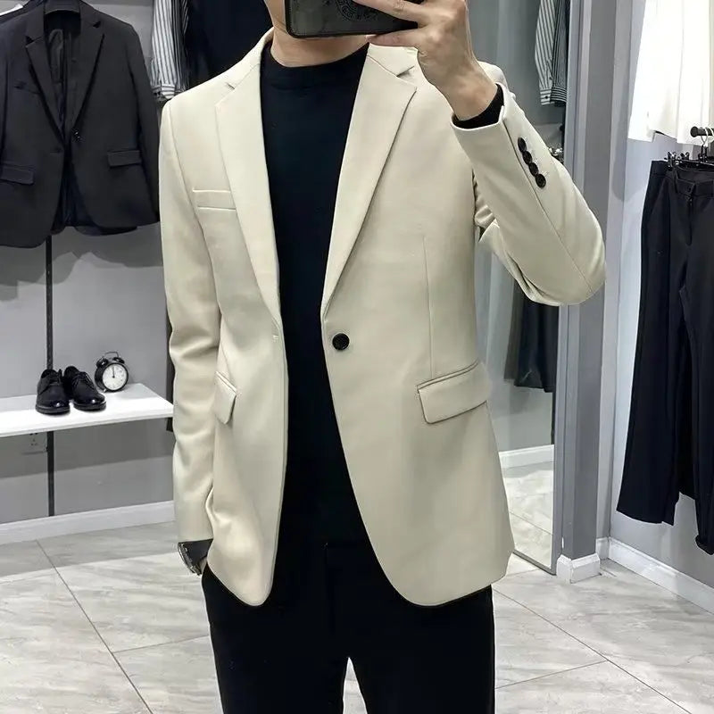 Men’s Business Blazer – Classic Black Suit Jacket in Regular & Plus Sizes