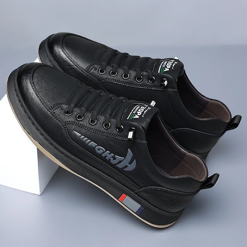 Trendy Men's Casual Shoes Simple Men's Retro Genuine Leather Shoes Elegant Formal  Commuter Work Shoes Free Delivery Loafers