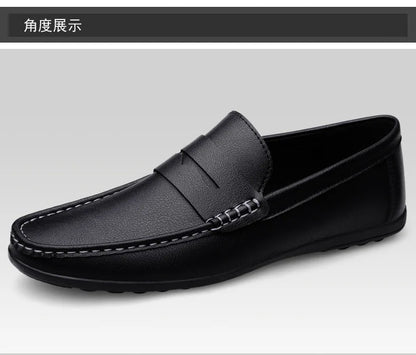 Men’s Shoes – New Casual Driving Style Loafers, Fashion Outdoor Slip-On Lazy Flats