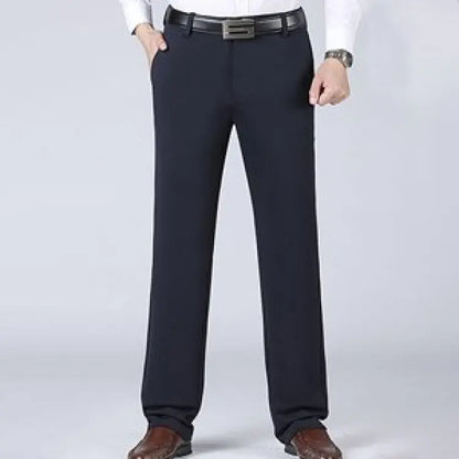 Lightweight Ice Silk Suit Pants – Cool Comfort with a Sharp Business Look