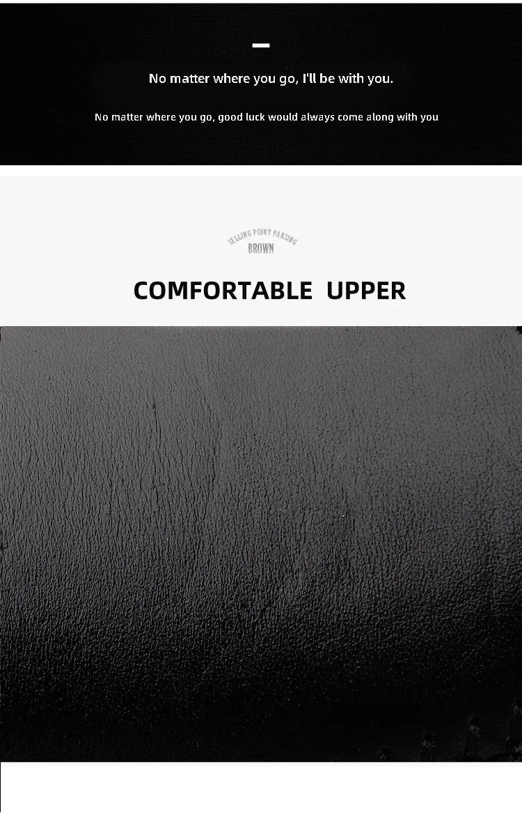 CLOHOO Men’s Business Casual Leather Shoes – Comfortable Breathable Cowhide with Durable Rubber Sole