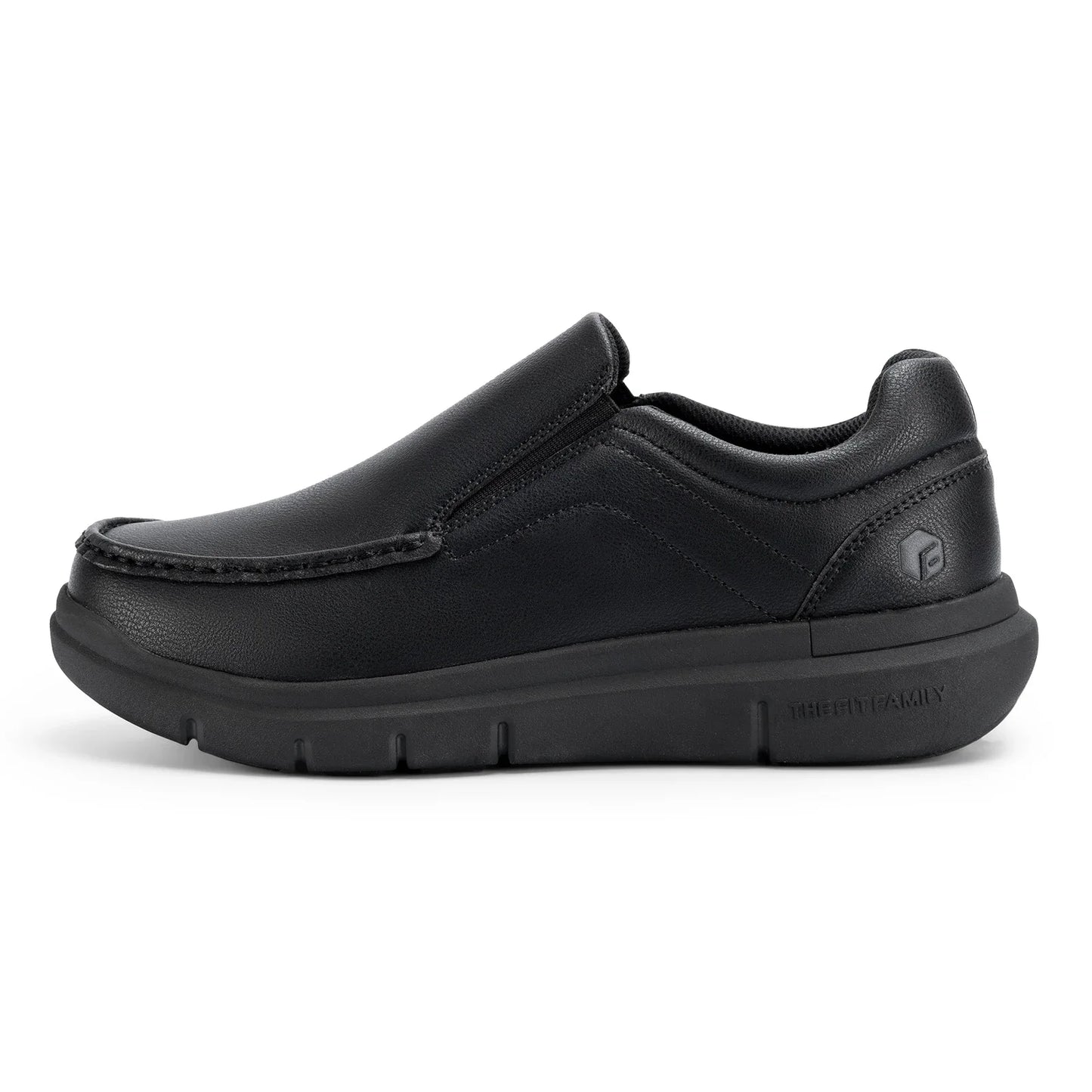 Everyday Comfort Slip-Ons – Wide Leather Shoes Designed for Support & Ease