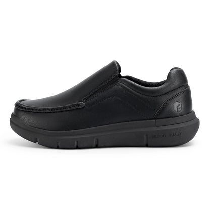 Everyday Comfort Slip-Ons – Wide Leather Shoes Designed for Support & Ease