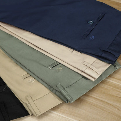 Cool & Comfortable Men’s Summer Trousers – Smart Bamboo Fiber Blend for Work or Casual