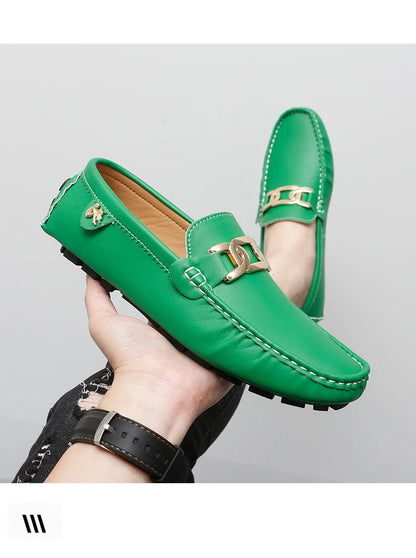 Everyday Style – Handmade Plaid Loafers Designed for Year-Round Comfort