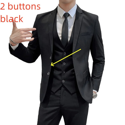 Classic 3-Piece Suit – Timeless Gentleman’s Style for Business, Weddings & Special Occasions