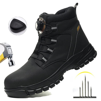 Rugged Safety Boots – Waterproof Steel Toe Protection for Work & Outdoor Riding