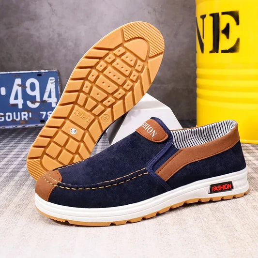 Men’s Plus Size Loafers – Casual Slip-On Sneakers, Lightweight & Comfortable