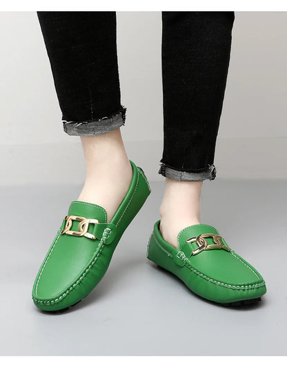 Everyday Style – Handmade Plaid Loafers Designed for Year-Round Comfort