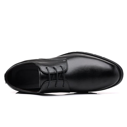 Men’s Formal Leather Dress Shoes – Italian Luxury Lace-Up with Breathable Non-Slip Sole