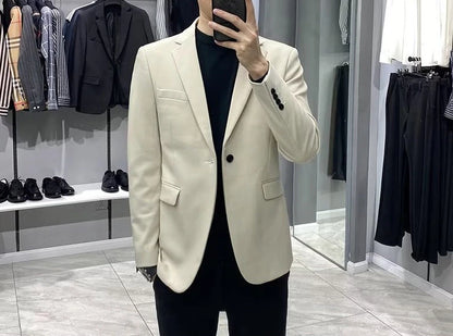 Men’s Business Blazer – Classic Black Suit Jacket in Regular & Plus Sizes