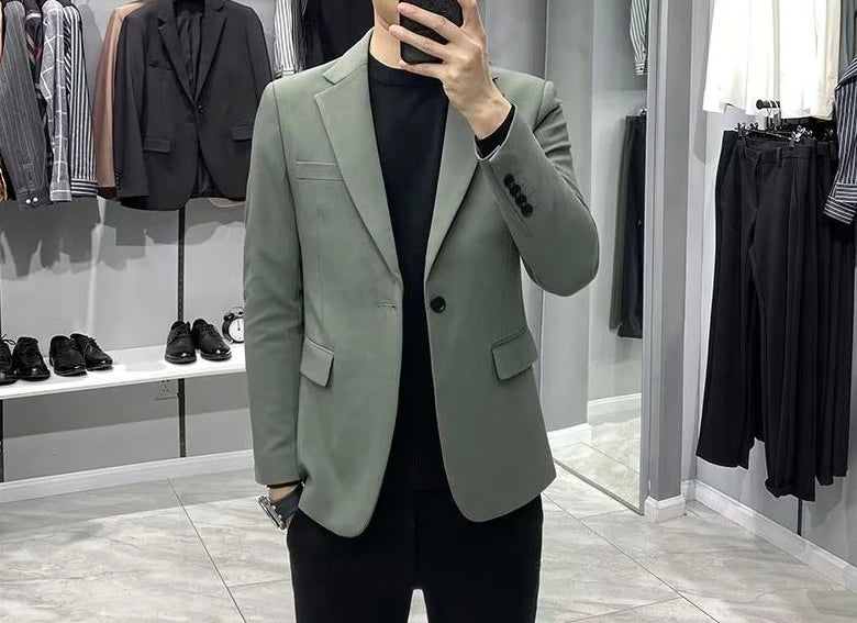 Men’s Business Blazer – Classic Black Suit Jacket in Regular & Plus Sizes