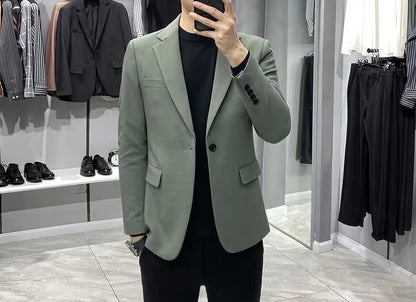 Men’s Business Blazer – Classic Black Suit Jacket in Regular & Plus Sizes