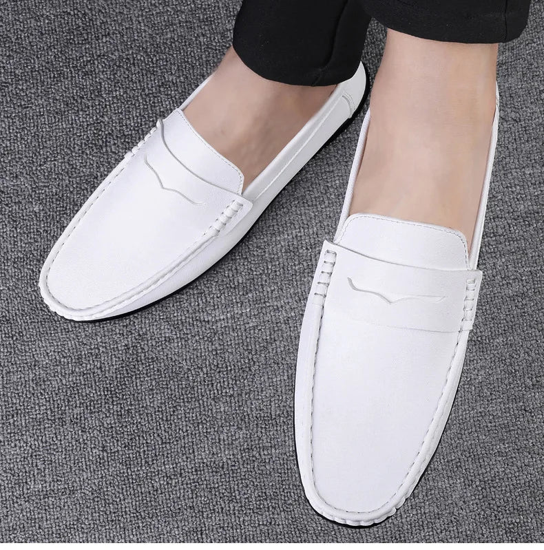 Men’s Shoes – New Casual Driving Style Loafers, Fashion Outdoor Slip-On Lazy Flats