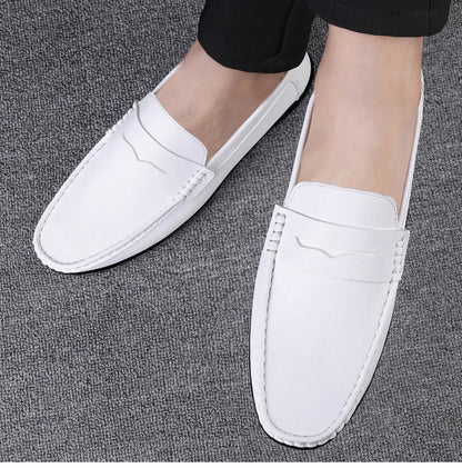Men’s Shoes – New Casual Driving Style Loafers, Fashion Outdoor Slip-On Lazy Flats