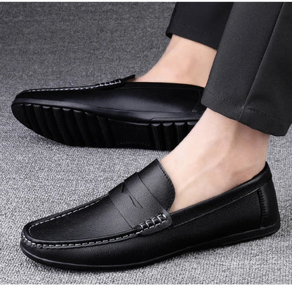 Men’s Shoes – New Casual Driving Style Loafers, Fashion Outdoor Slip-On Lazy Flats