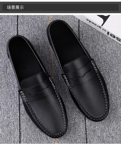 Men’s Shoes – New Casual Driving Style Loafers, Fashion Outdoor Slip-On Lazy Flats