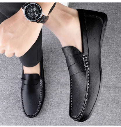 Men’s Shoes – New Casual Driving Style Loafers, Fashion Outdoor Slip-On Lazy Flats