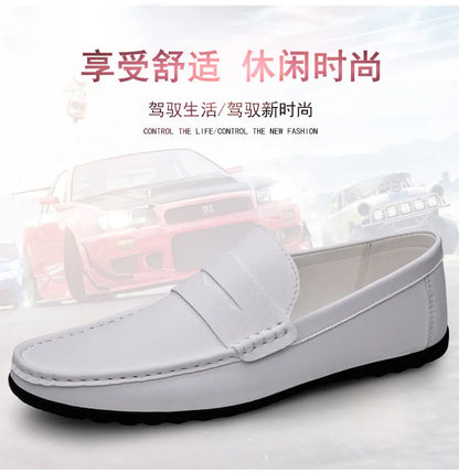 Men’s Shoes – New Casual Driving Style Loafers, Fashion Outdoor Slip-On Lazy Flats