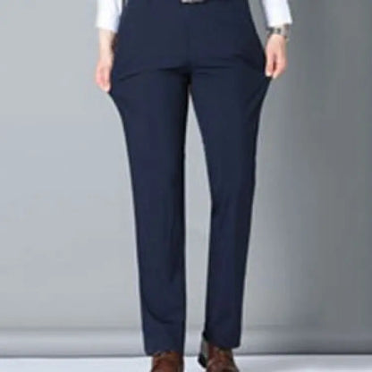 Lightweight Ice Silk Suit Pants – Cool Comfort with a Sharp Business Look