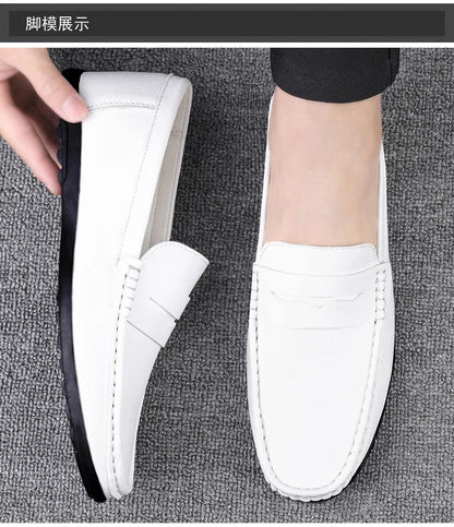 Men’s Shoes – New Casual Driving Style Loafers, Fashion Outdoor Slip-On Lazy Flats