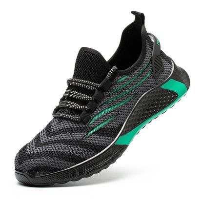 Men’s Safety Work Shoes – Anti-Puncture Indestructible Sneakers, Lightweight Protective Boots