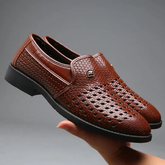 Women’s Summer Dress Loafers – Breathable Slip-On Flats for Formal & Casual Wear
