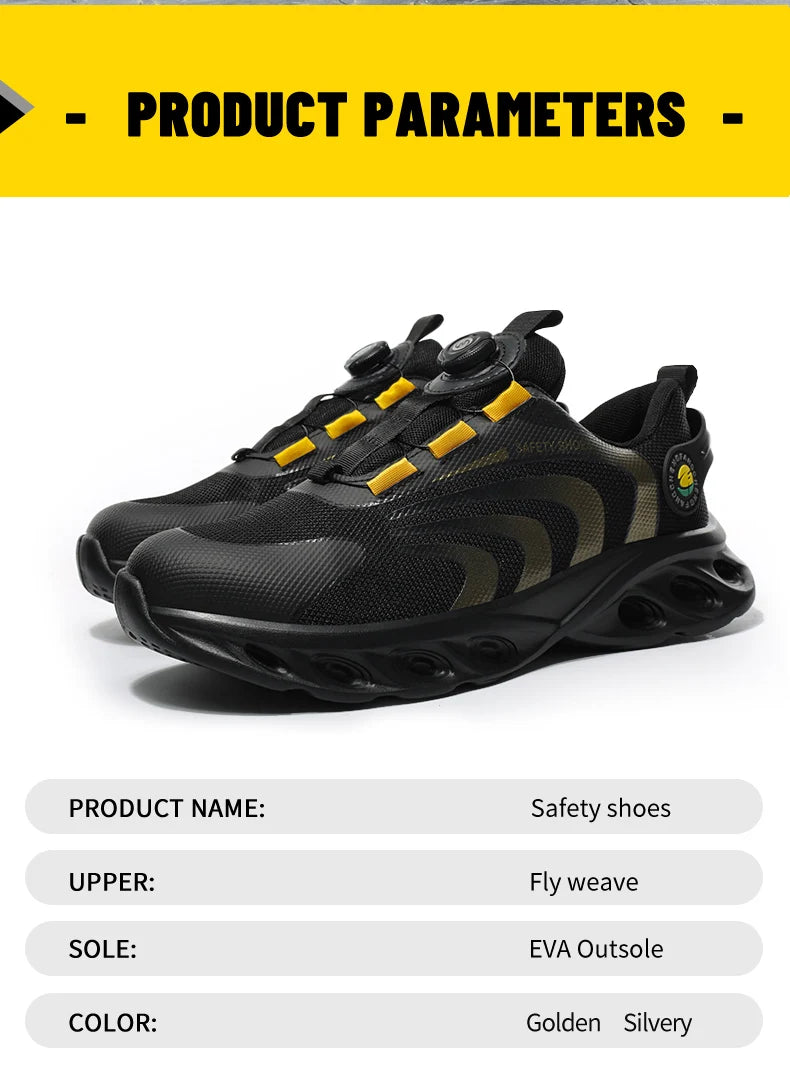 Men’s Waterproof Safety Boots – Indestructible Steel Toe Work Footwear with Anti-Smash & Stab Resistance