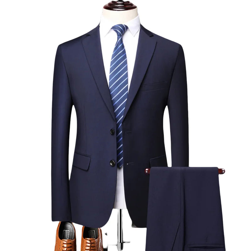 Classic 2-Piece Suit – Smart Tailoring for Business, Weddings & Special Occasions