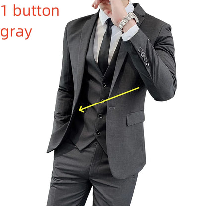 Classic 3-Piece Suit – Timeless Gentleman’s Style for Business, Weddings & Special Occasions