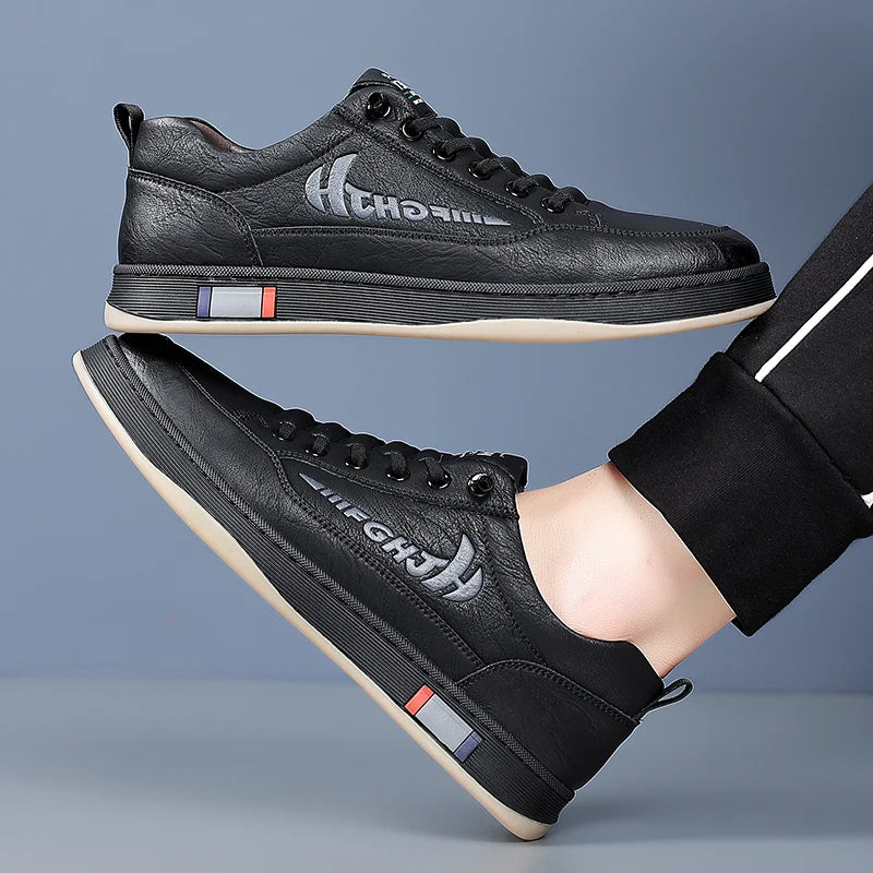 Trendy Men's Casual Shoes Simple Men's Retro Genuine Leather Shoes Elegant Formal  Commuter Work Shoes Free Delivery Loafers