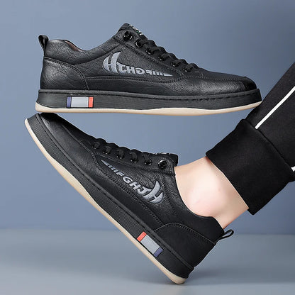 Trendy Men's Casual Shoes Simple Men's Retro Genuine Leather Shoes Elegant Formal  Commuter Work Shoes Free Delivery Loafers