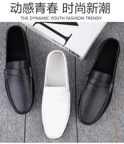 Men’s Shoes – New Casual Driving Style Loafers, Fashion Outdoor Slip-On Lazy Flats
