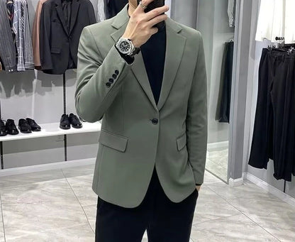 Men’s Business Blazer – Classic Black Suit Jacket in Regular & Plus Sizes