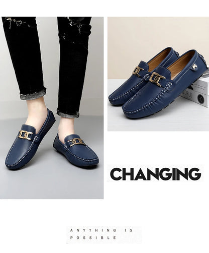 Everyday Style – Handmade Plaid Loafers Designed for Year-Round Comfort