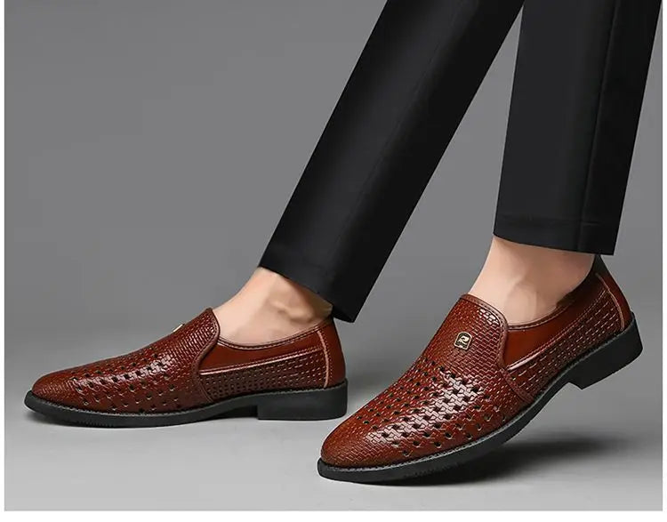 Women’s Summer Dress Loafers – Breathable Slip-On Flats for Formal & Casual Wear