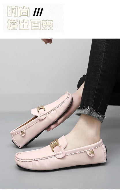 Everyday Style – Handmade Plaid Loafers Designed for Year-Round Comfort