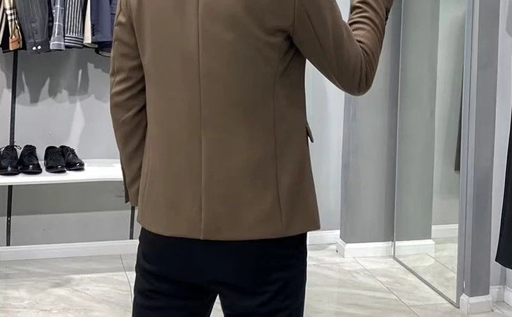 Men’s Business Blazer – Classic Black Suit Jacket in Regular & Plus Sizes