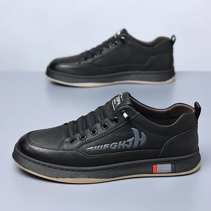 Trendy Men's Casual Shoes Simple Men's Retro Genuine Leather Shoes Elegant Formal  Commuter Work Shoes Free Delivery Loafers
