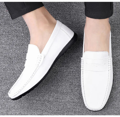 Men’s Shoes – New Casual Driving Style Loafers, Fashion Outdoor Slip-On Lazy Flats
