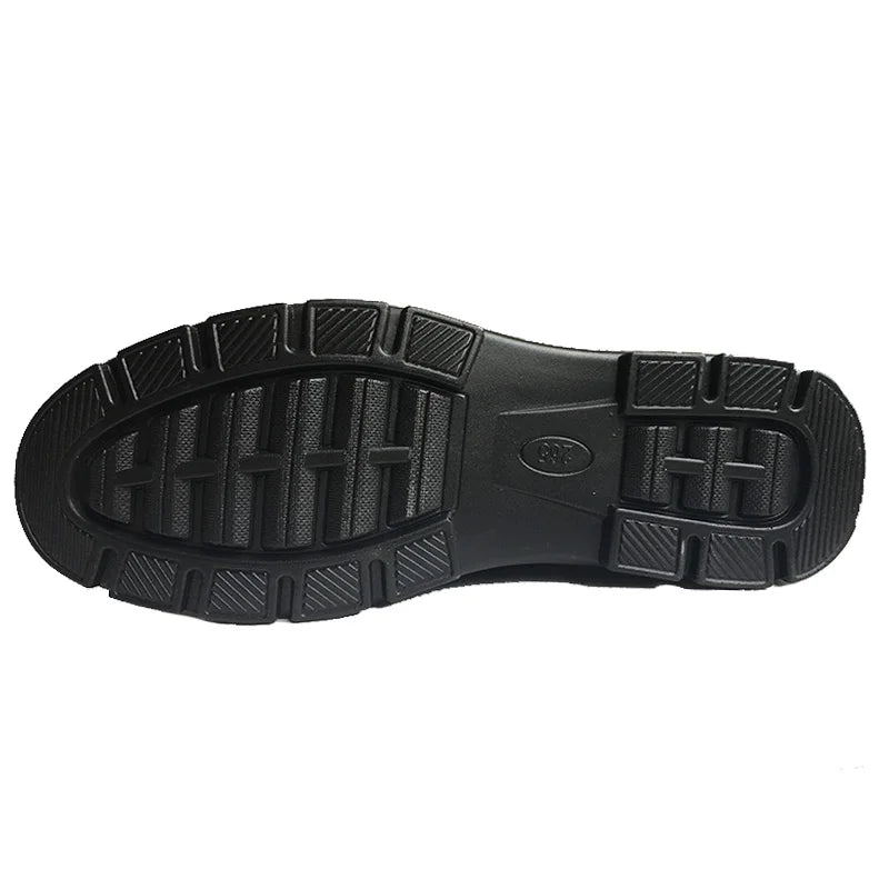 Men’s Genuine Leather Shoes – Soft Cowhide Flats for Business & Casual Wear
