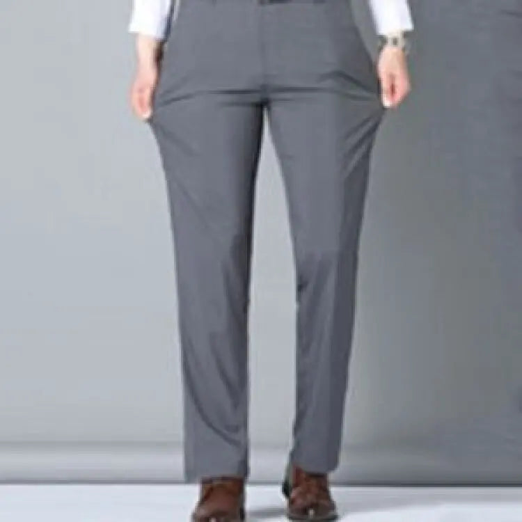 Lightweight Ice Silk Suit Pants – Cool Comfort with a Sharp Business Look